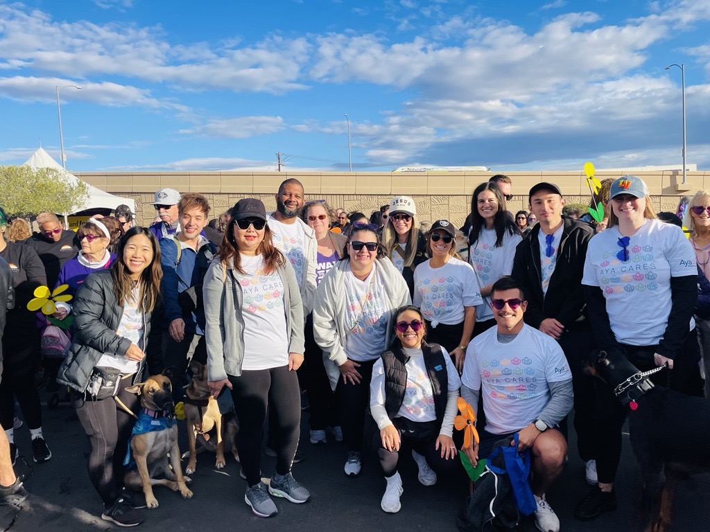 Aya Healthcare employees volunteering