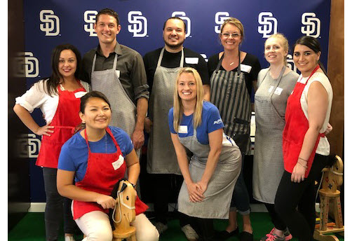 Aya Recruitment Team Volunteers at Ronald McDonald House