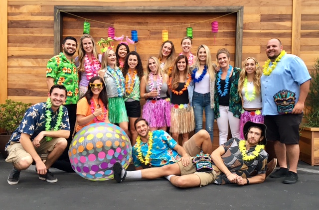 Our Account Managers' Hard Work Was Awarded With a Team Luau!
