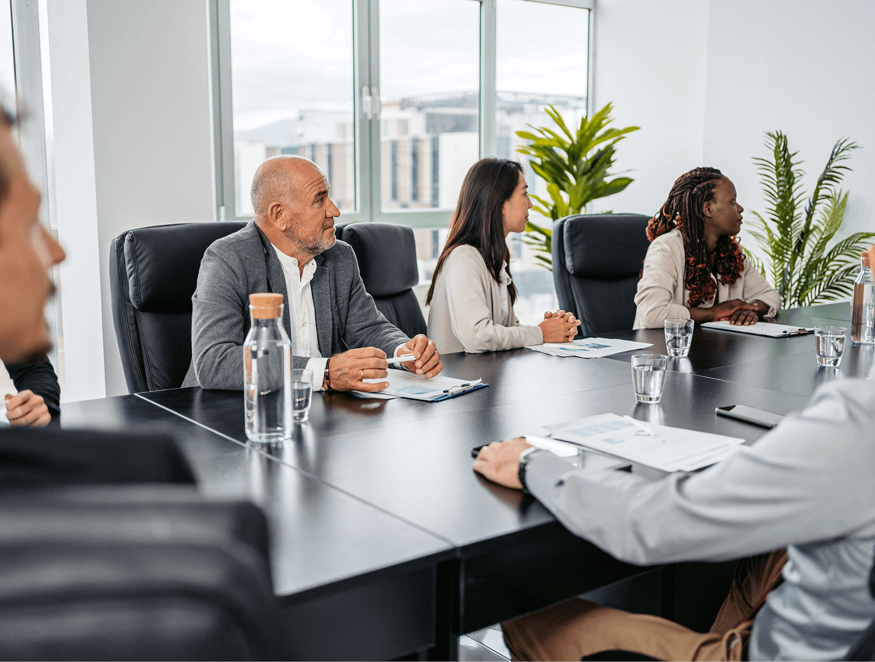 Nurse holding phone towards scanner